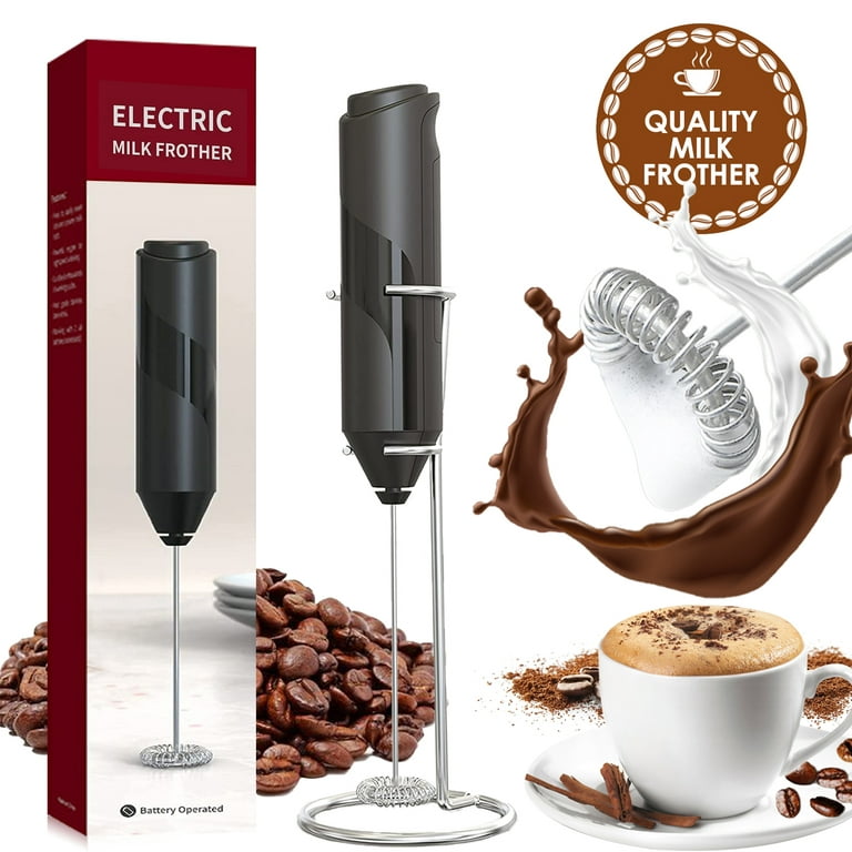 Electric Wireless Milk Frother, Handheld Mixer, Foamer For Coffee, Latte,  Cappuccino