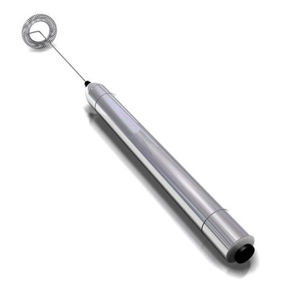 Milk Frother Handheld Electric Milk Foamer Portable Mini Mixer Machine Stainless Steel Touch Handheld Espresso Mixer Battery Operated Frother Coffee Stirrer Maker for Hot Chocolate Coffee