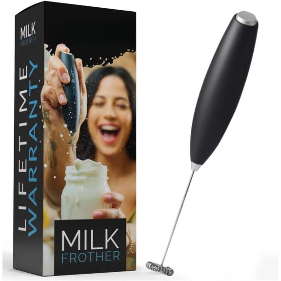 Milk Frother Handheld for Coffee ( Maker) Whisk Drink Mixer for Lattes, Cappuccino, Frappe, Matcha, Hot
