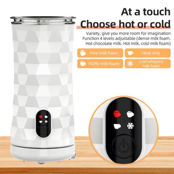 Milk Frother,Maker 400w And Maker And Warmer 4-in-1 400w In 1 400w 4 In And Cold 400w Qisuo And