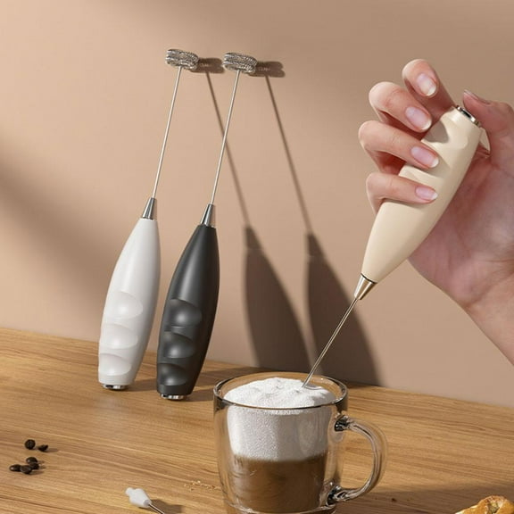 Milk Frother Rechargeable Handheld Electric Whisk Coffee Frother Mixer