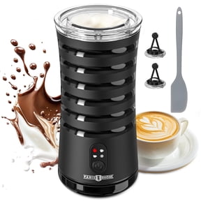 Milk Frother, TaoTronics 4-in-1 Electric Coffee Frother, Non-Slip Stylish Design, Hot & Cold Milk Steamer with Temperature Control, Auto Shut-Off for Latte, Cappuccino, Macchiato