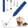 thumbnail image 1 of Milk Frother Wand Drink Mixer - Durable Handheld Milk Frother Electric Whisk - Easy-Clean Stainless Steel Frother Wand & Mini Blender - Electric Coffee Frother for Milk Coffee Lattes, 1 of 7