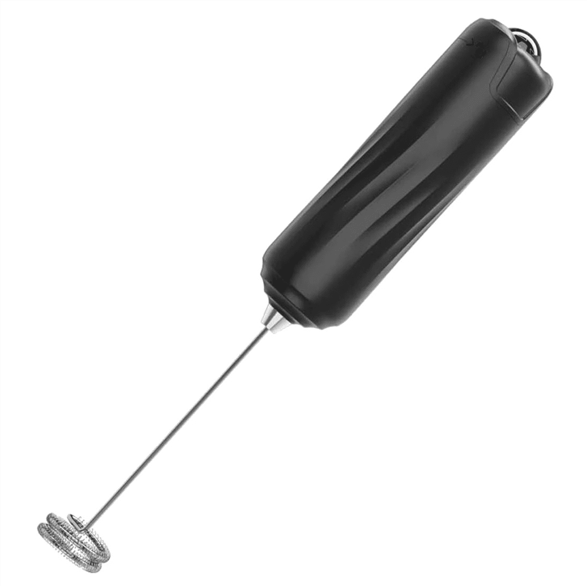 Milk Frother Wand Drink Mixer Handheld Electric Whisk, Mini Blender and Coffee Black
