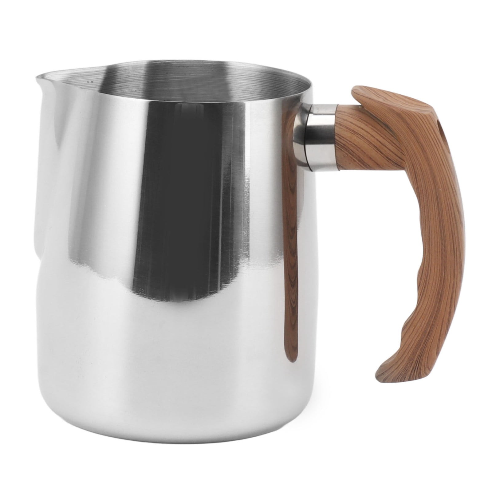 Milk Frothing Cup Inner Scale 304 Stainless Steel Dripless Spout Coffee ...