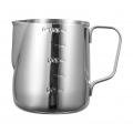 Milk Frothing Cup Stainless Steel Eagle Spout Milk Froth Pitcher 350ml Coffee Steaming Pitcher with Scale for Cafe Kitchen