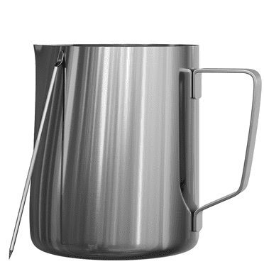 Milk Frothing Pitcher 20 OZ Frothing Jug 304 Stainless Steel Pitcher 600ML Espresso Steaming Pitcher for Latte Arts/Espresso/Cappuccino