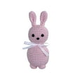 thumbnail image 1 of Milk Fufu Crochet Easter Bunny Knit Plush Toy, Handcrafted Stuffed Animal With Ultra-Soft Rua-Able Texture That Invites Gentle Touches And Cuddles, Perfect For Easter Decor,, 1 of 5