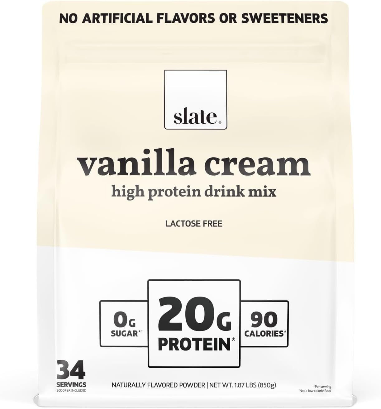 Milk High Protein Drink Mix, Vanilla Cream, Bulk Bag, 20g Protein