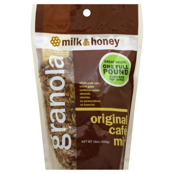 MILK & HONEY, GRANOLA CAFE MIX ORGNL, 16 OZ, (Pack of 6)