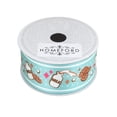 thumbnail image 1 of Milk Jug Cookies Print Satin Ribbon, 1-1/2-Inch, 10 Yards, Aqua, 1 of 1