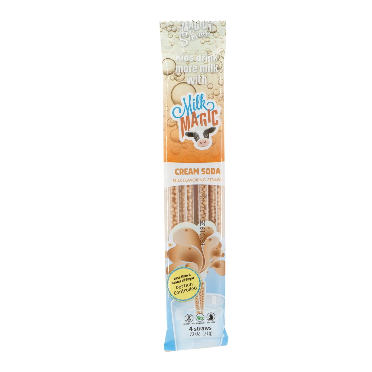Cream Soda Milk Magic Straw