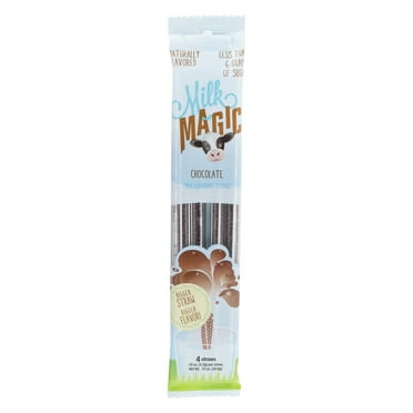 Milk Magic Milk Flavoring Straws ~ 6 straws per pack (Chocolate)