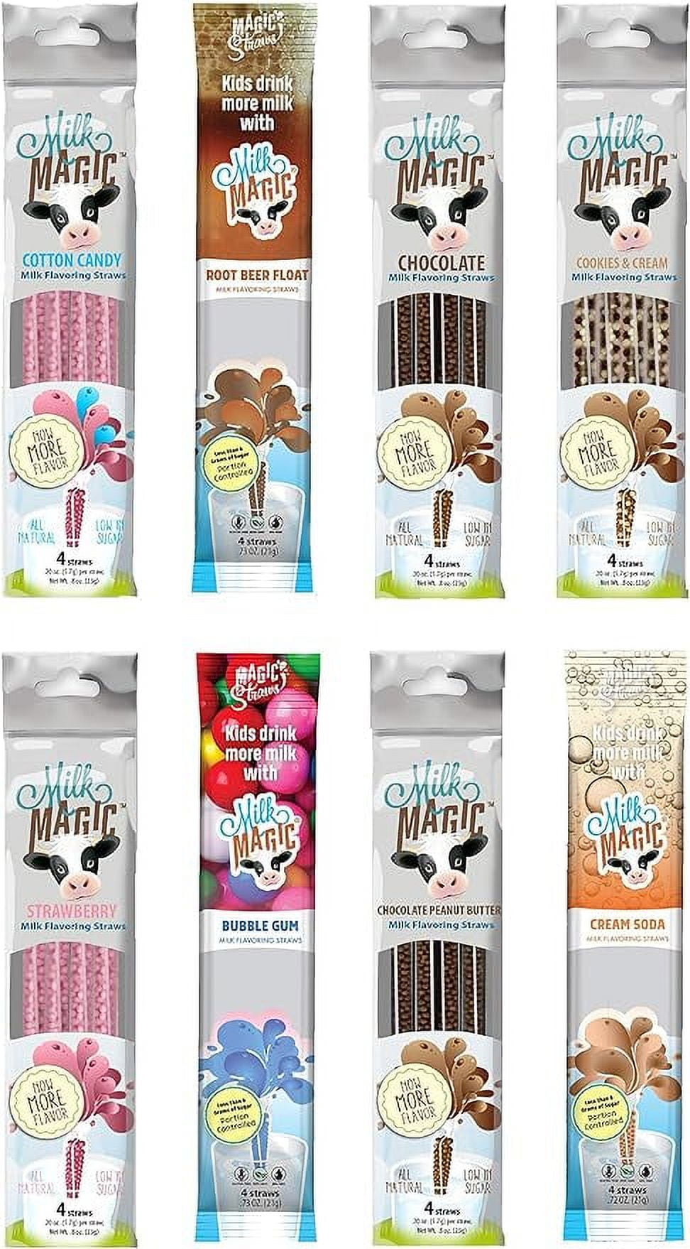Milk Magic Variety Pack Milk Flavoring Straw AllNatural GlutenFree
