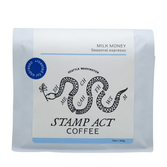 Milk Money - Roasted by Stamp Act - Whole Bean Coffee - 2 Pound Bag