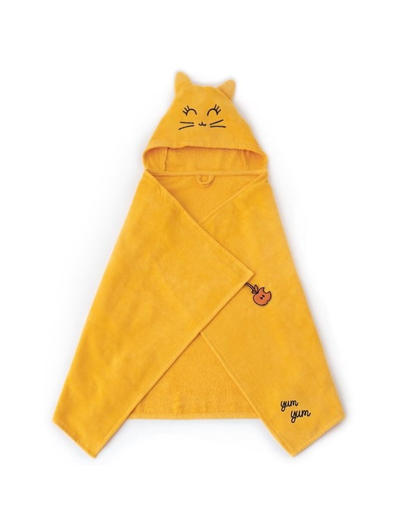 Tombish Cat Velvet Hooded Baby Towel
