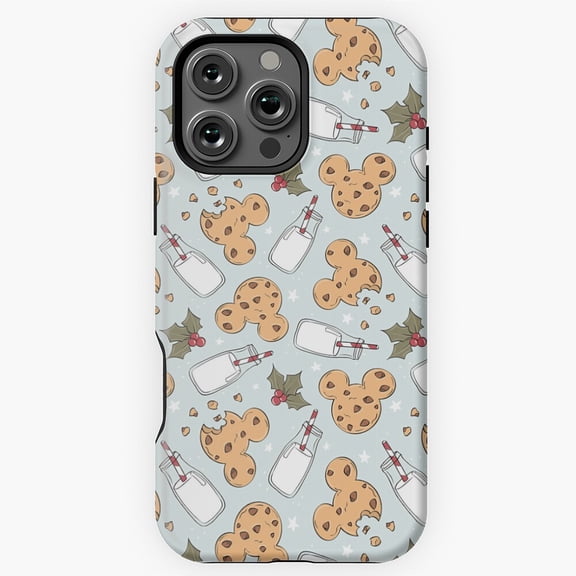 Milk Mouse Cookies Phone Case for iPhone 11 12 13 14 15 16 17 Pro Max