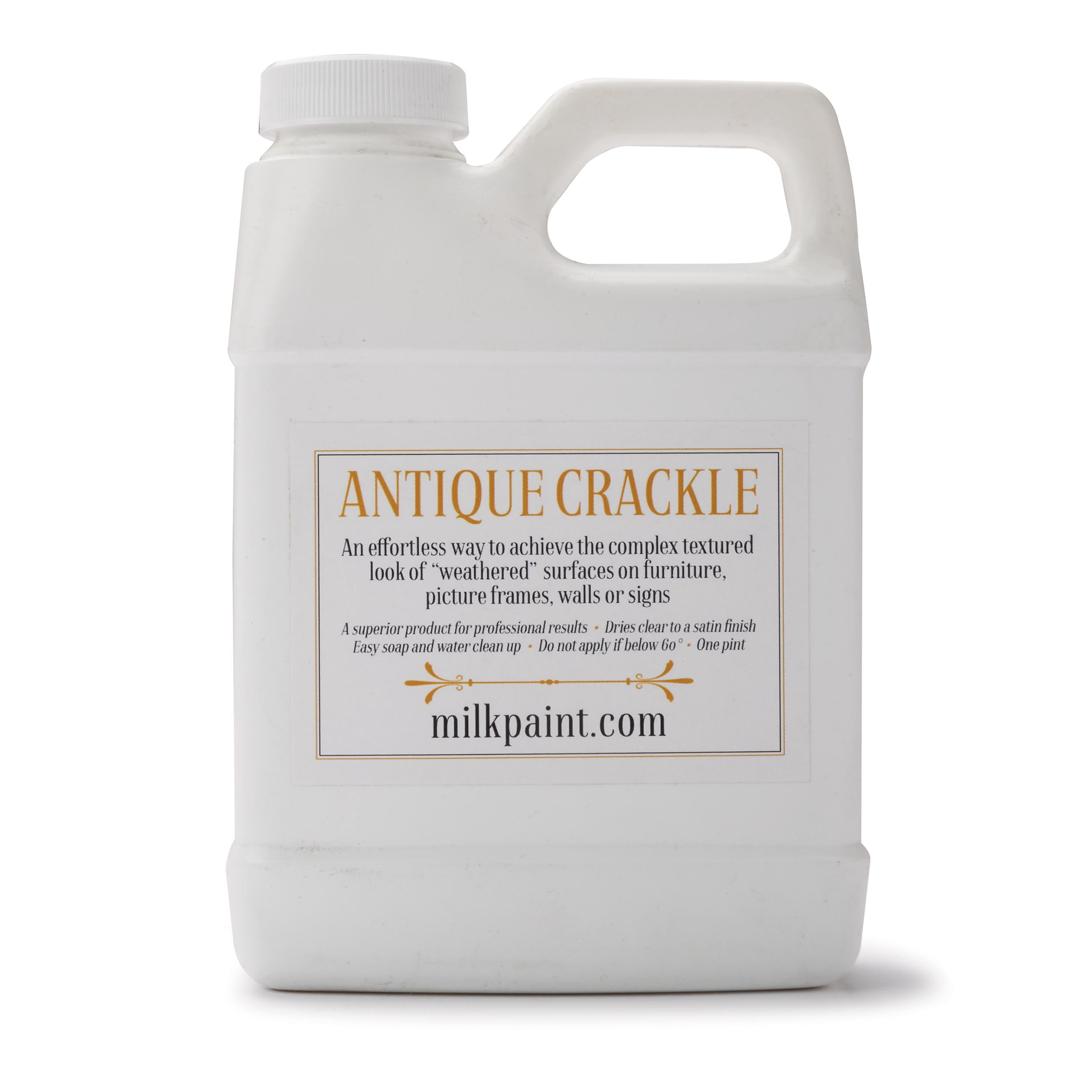 Milk Paint Crackle Finish, Pint