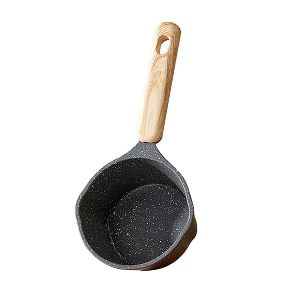 Milk Pots Fryings Pans Nonstick Saucepan Butter Warmer Pots with Heat- Long Handle Small Cookware