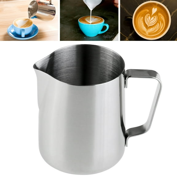 Vorcool 350ml Stainless Steel Frothing Pitcher with Precision Pourer for Coffee, Latte, Cappuccino Tool