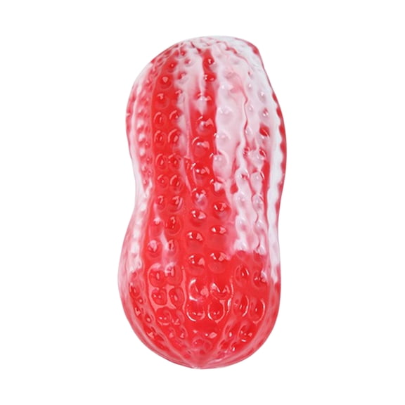 Milk Scented Dog Squeaky Teething Toy for Puppies and Small Dogs, 5.1 x 2.2 x 2.2 Inches, Chew Toy for Dental Relief and Fun(Red)