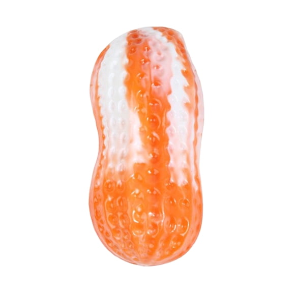 Milk Scented Dog Squeaky Teething Toy for Puppies and Small Dogs, 5.1 x 2.2 x 2.2 Inches, Chew Toy for Dental Relief and Fun(Saffron)