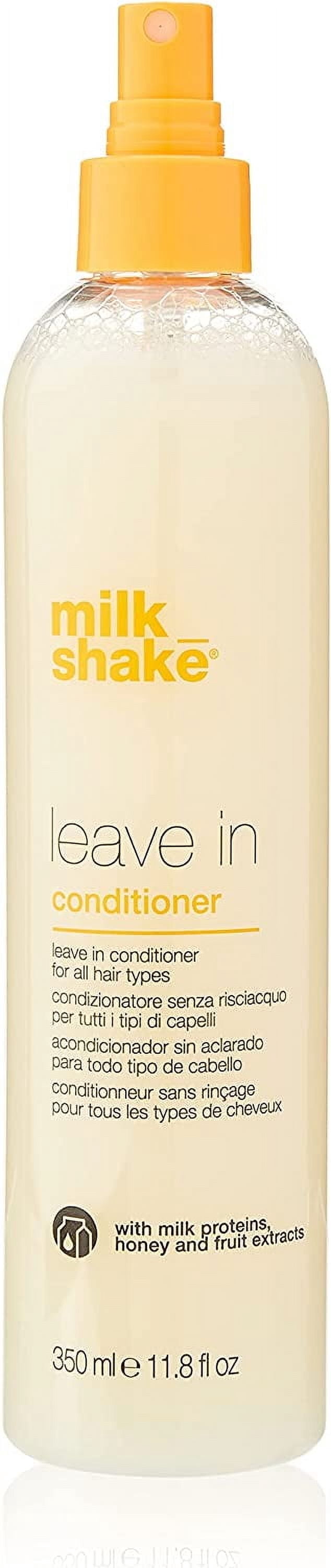 milk_shake Leave-in Conditioner for All Hair Types | Softens, Detangles & Adds Shine with Milk Proteins & Honey | 11.8 Fl Oz (350 ml)