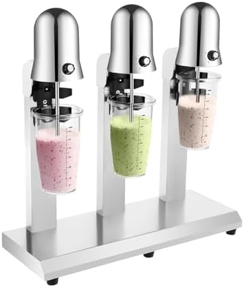 Milk Shake Maker, Commercial Stainless Steel Shake Machine With 3 Head ...