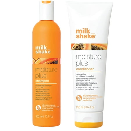Milk Shake Moisture Plus Shampoo 10.1oz/300ml and Conditioner 8.4oz/250ml