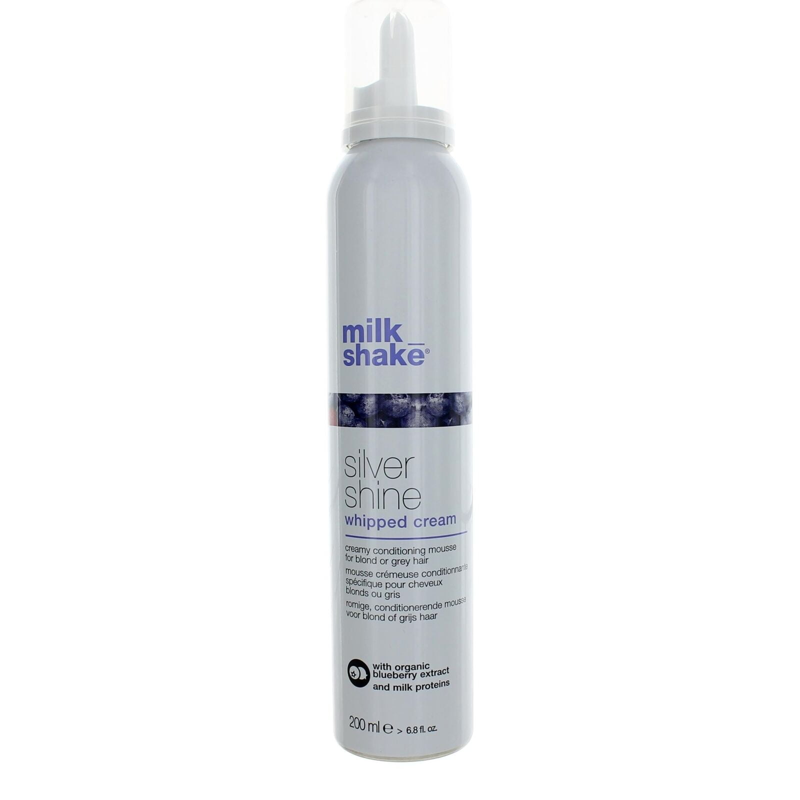 Milk Shake Silver Shine Whipped Cream LeaveIn Foam 6.8 oz Blonde or Gray Hair