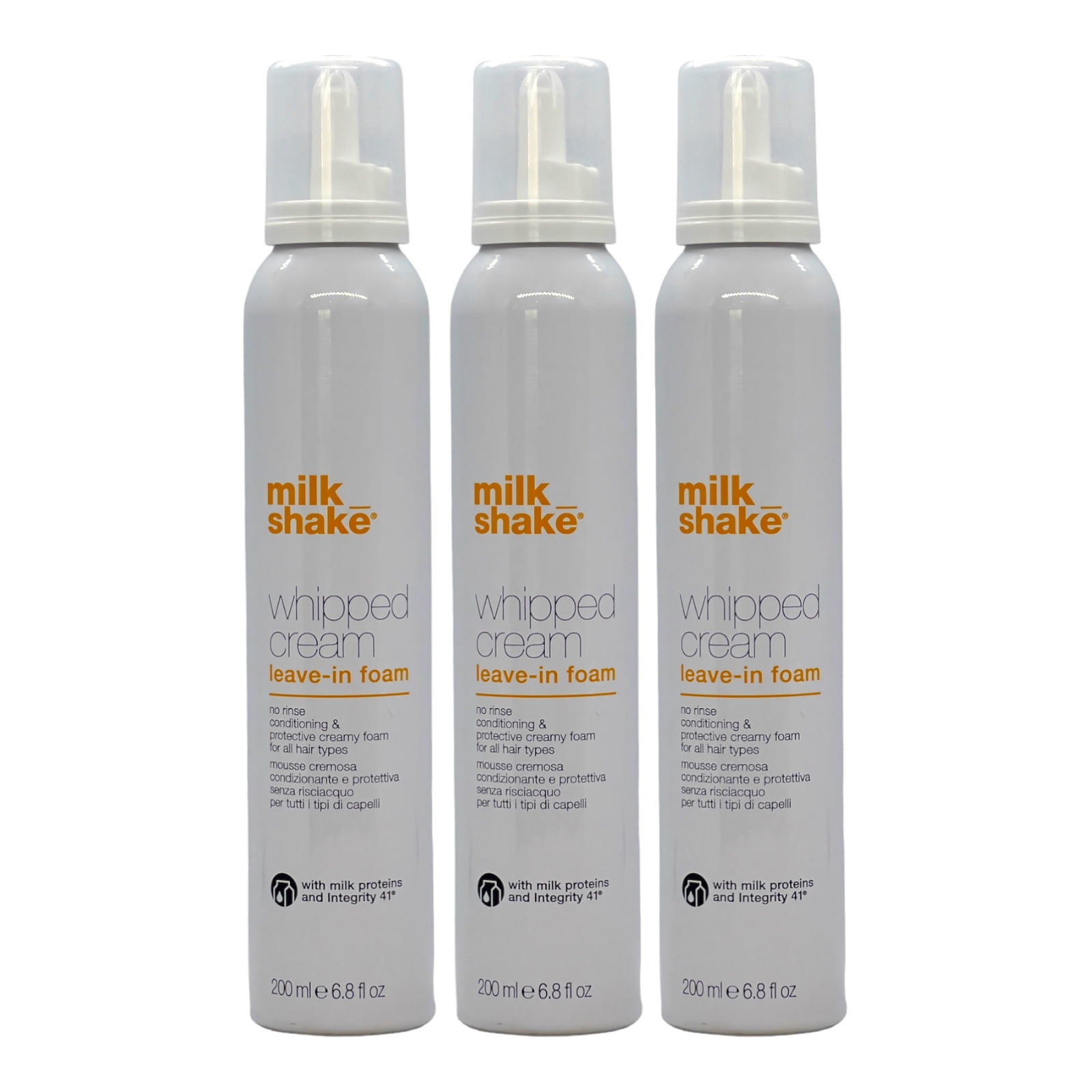 Milk Shake Whipped Cream LeaveIn Foam 6.8 Oz (Pack of 3)