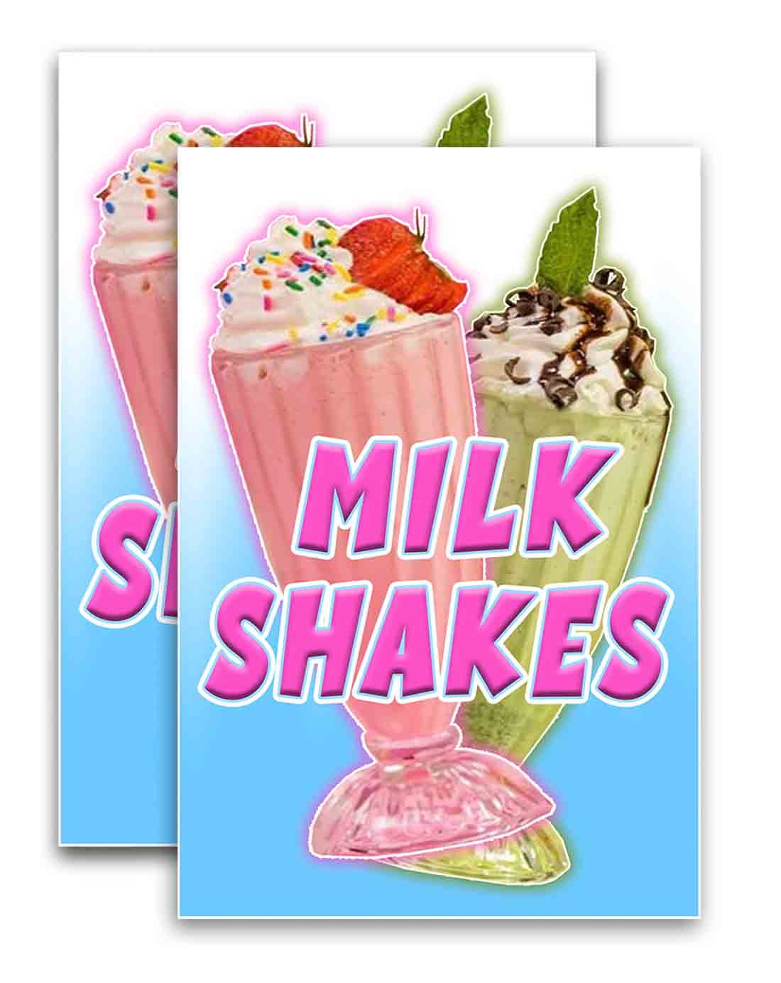 Shakes Sticker Design Milk Shakes (24