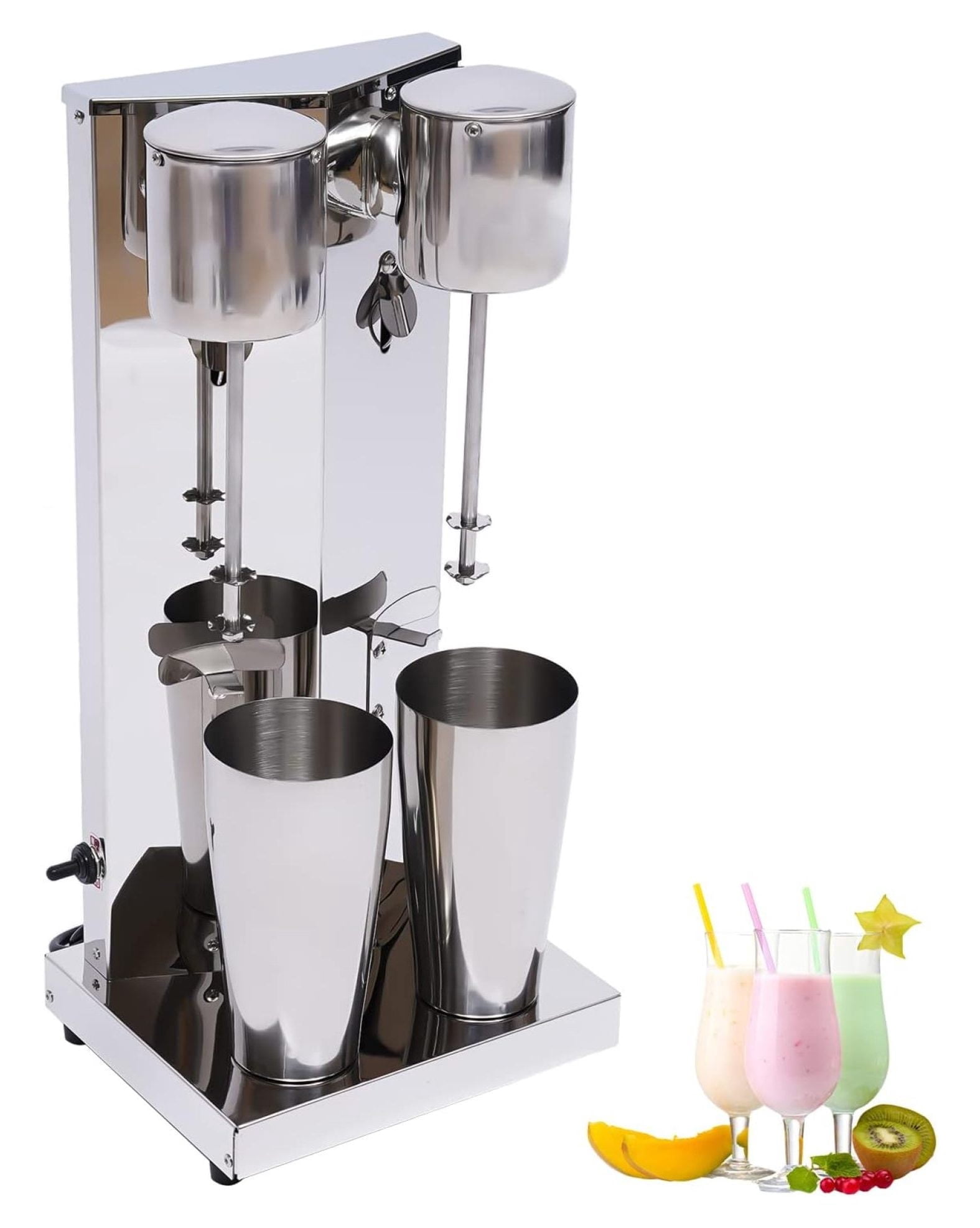 Stainless Steel Electric Milk Shaking Machine, 800ml, High Speed ...