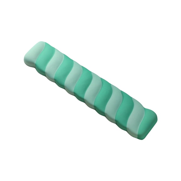 Milk Silk Rubber Pad And Keyboard Wrist Rest With PU Antislip Base For Computer Users