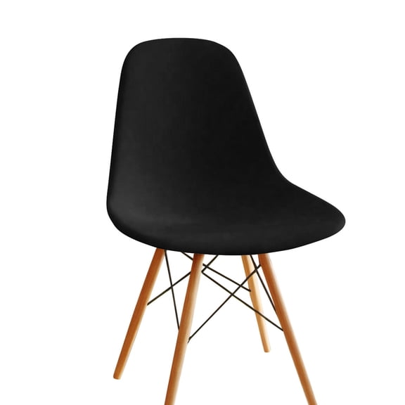 Milk Silk Shell Chair Covers Dining Chairs Slipcovers Washable Elastic Accent Seat Covers for Hotel Banquet