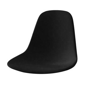 Milk Silk Shell Chair Covers Removable Dining Chairs Slipcover Stretch Chairs Covers for Restaurant