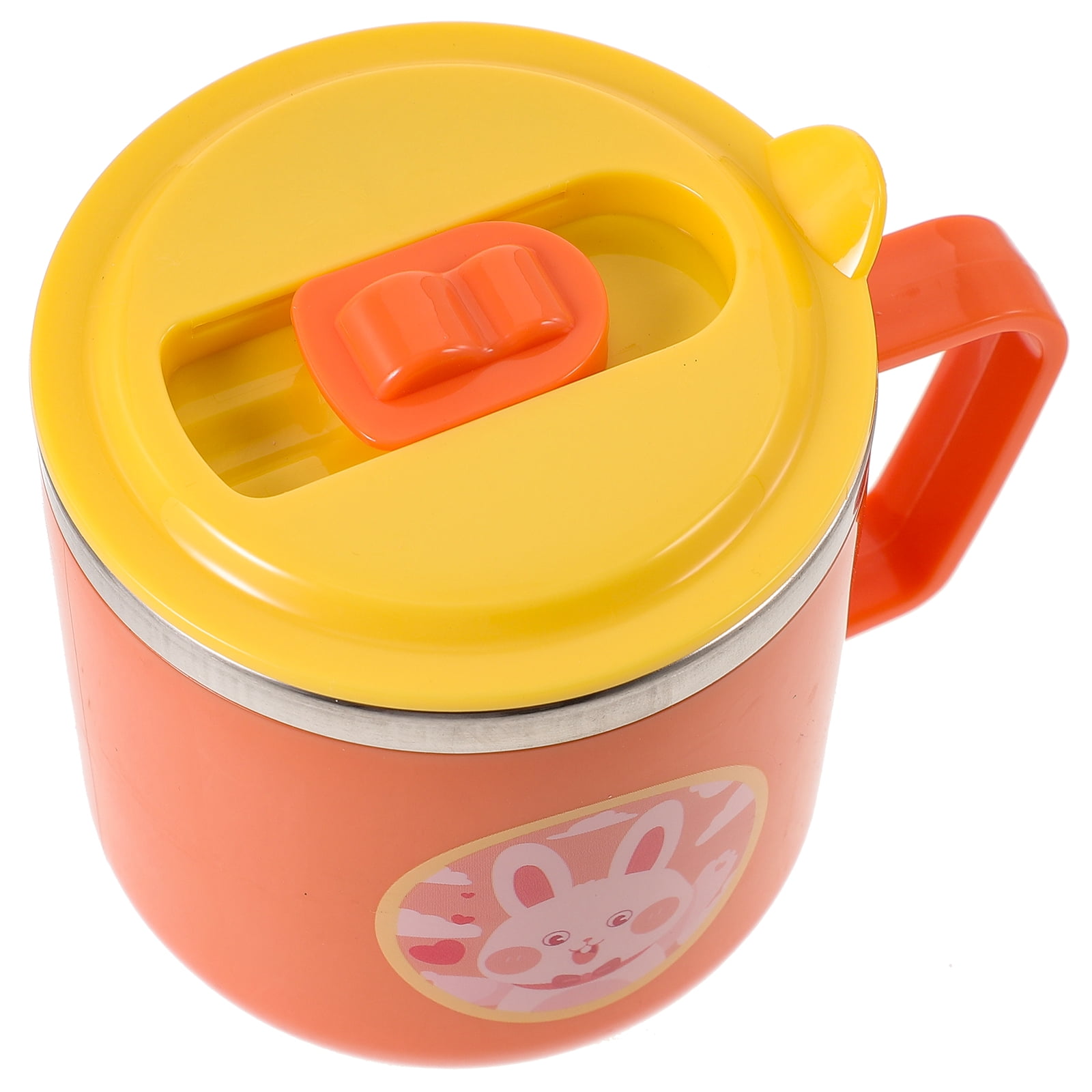 Leifggao Insulated Children Water Drinking Cup Cartoon Kids Water Cup with Straw Lid