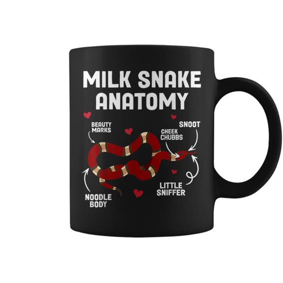 Milk Snake Anatomy Milk Snake Owner Milk Snake Lover Coffee Mugs