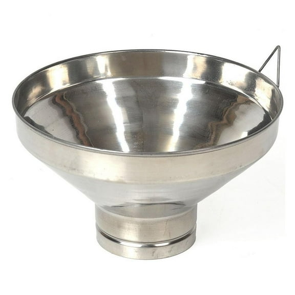 Milk Strainer with Screen and Lock, Stainless Steel, Fits Large Milk Cans, 5 Qt Capacity