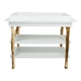 thumbnail image 1 of Milk Street Baby Branch Open Shelf Changing Table in Acacia with Snow GREENGUARD GOLD CERTIFIED FINISHES, 1 of 11