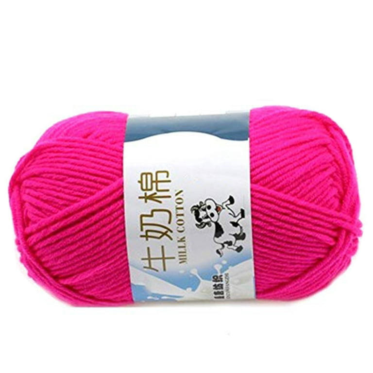 Milk Sweet Soft Cotton Baby Knitting Wool Yarn Thick Yarn Fiber
