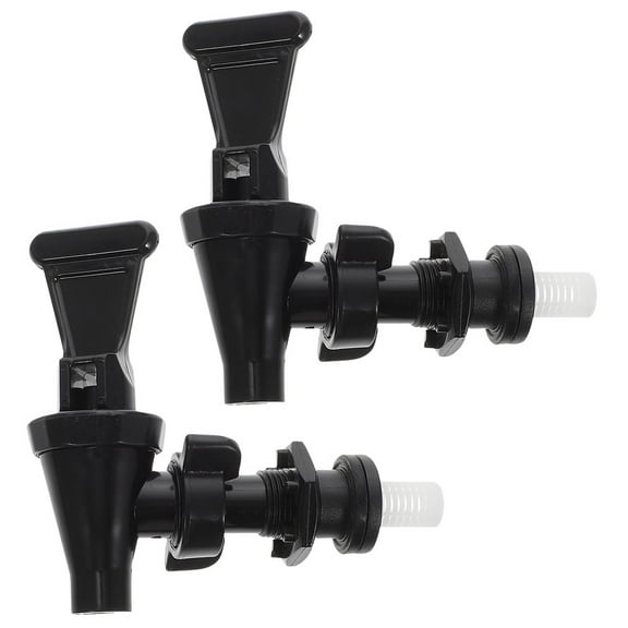 NIAIZEK Plastic Water Dispenser Spigot with Control Valve, Professional Design, 2-Pack for Bottles and Containers