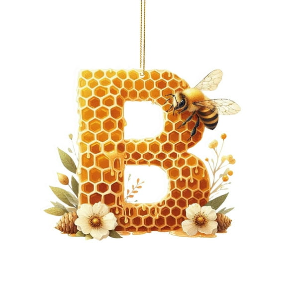 26 Surname Letter Holiday Ornaments 2D Acrylic Ornaments 26 Surname Letter Ornaments For Family Ornaments 26 Surname Letter Ornaments