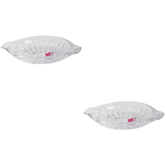 NUOLUX Transparent Ice Cream Cup Milk Tea Cup for Home 2Pcs