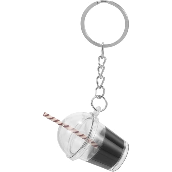 Milk Tea Keychain Key Ring Key Fob Coffee Mug Bubble Tea Accessories Cute Keychain Backpack Keychain