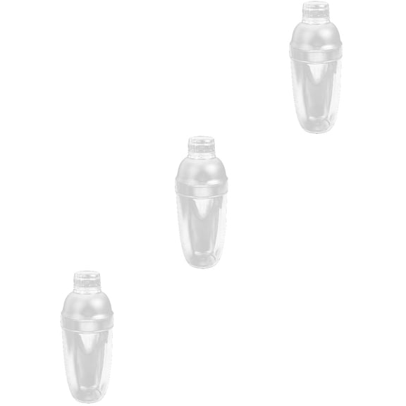 Milk Tea Mixer Mixing Cup 3 Pack Shake Blenders Beverages Cocktail Shakers Anti-leak Plastic