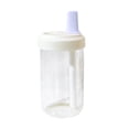 thumbnail image 1 of Milk Tea Straw Cup - 500ml Transparent Portable Tea Tumbler | Leakproof Mug Water Drinkware Iced Coffee Cups with Lid, Bubble Milk Travel Mug for School Travel Outdoor smoothiie Milkshake, 1 of 5