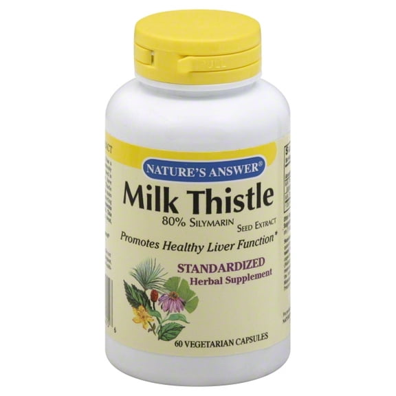 Milk Thistle, 60 Vegetarian Capsules, Nature's Answer