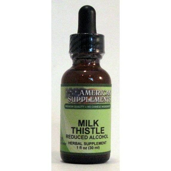 Milk Thistle American Supplements 1 oz Liquid