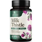 Milk Thistle Extract - Liver Cleanse Detox & Repair Formula - Natural Milk Thistle with Silymarin Marianum & Dandelion Extract - Natural Herbal Liver Health Supplement - Made in USA - 120 Capsules